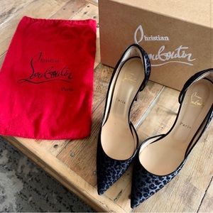 Christian Louboutin Iriza - Black Cheetah